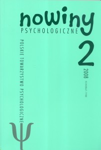 Nowiny psychologiczne publication cover